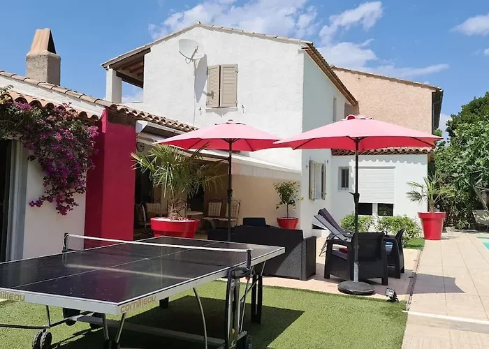 فيلة Ste Maxime 5 Etoiles Piscine Chauffee Et Jacuzzi